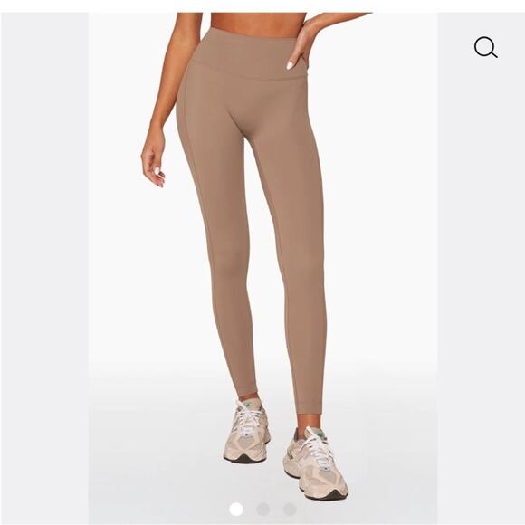 SET Active Pants - Set Active Sportbody High Rise Leggings Dugout Brown Size Small